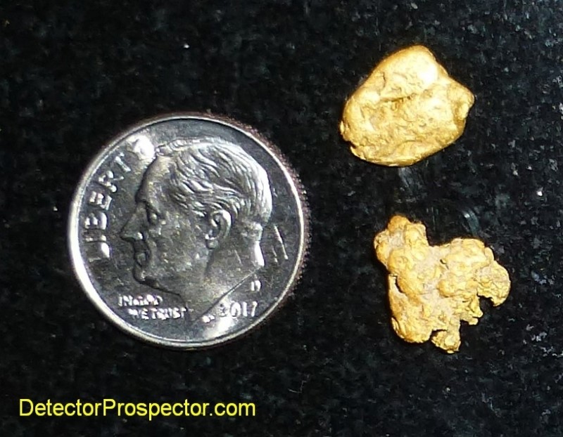 gold nuggets found with GPZ 19 coil